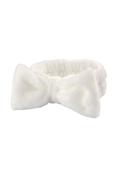 Choice Coral Fleece Style 15 Bow Headband Wristband Set Towel Elastic Soft Washing Face Shower Make Up Yoga