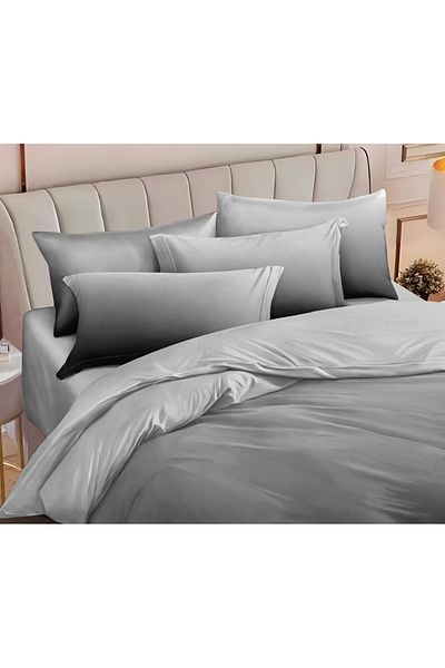 CHIRASO FINET Cotton Bed Linen, Classic Sheet 240x250cm, Duvet Cover 200x230cm, 4 Pillowcases