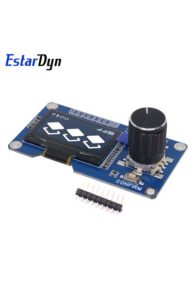 Choice 1.3 inch white Estardyn 1.3-inch OLED Module White/Blue Button EC11 Rotary Encoder IIC Interface LCD