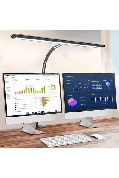 Choice Single-Head Home Office LED Desk Lamp Double Head Stepless Dimming Eye-Caring Reading Lights 3 Color