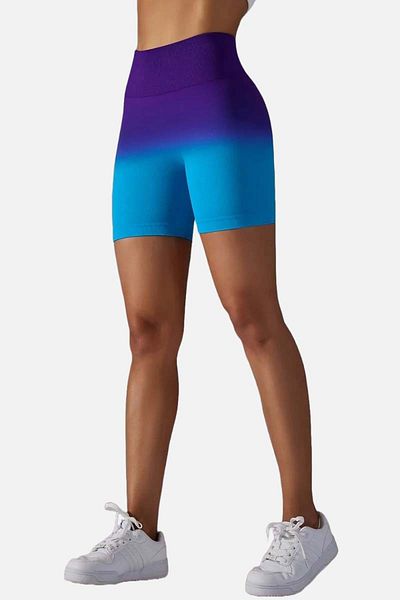 Fizion Rainbow shaping short tights, gradient, purple/blue
