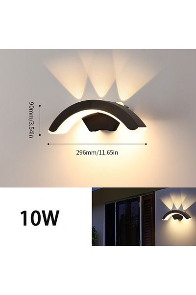 Choice Warm White 10W Outdoor Wall Light Waterproof IP66 Outdoor Lighting Porch Sconce Balcony Garden Outsi