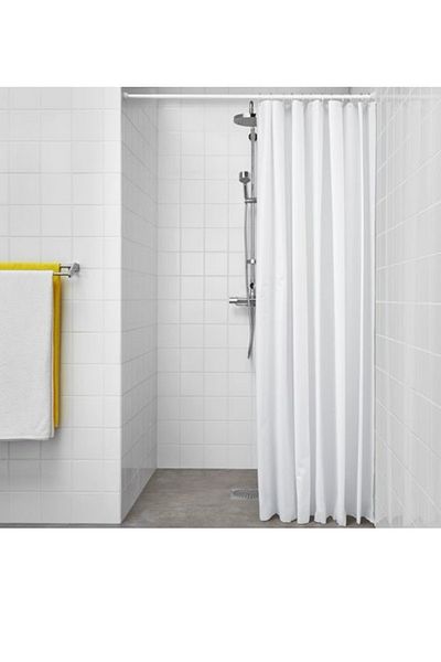 IKEA Perdeaua de dus Bjarsen alba 180x200cm