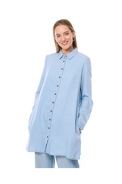 R&B Light Blue DENIM TUNIC 10-18