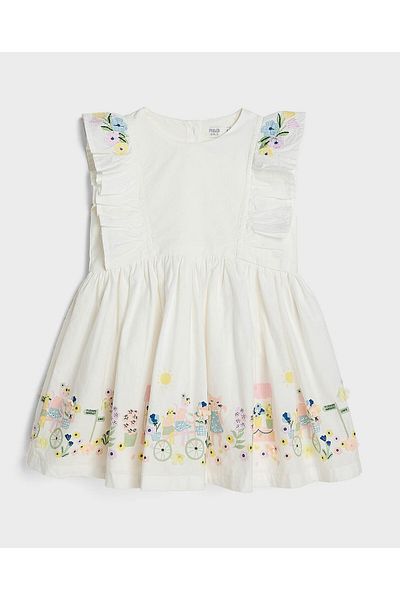 R&B WOVEN DRESS 6-24M