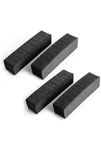 Yuwell YU WELL 4 Pack Car Anti-scratch Strip Universal Car Auto Door Guard Protector Sticker (Black Sponge)