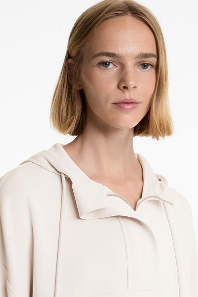 Oysho Soft-touch sweatshirt with modal and zip
