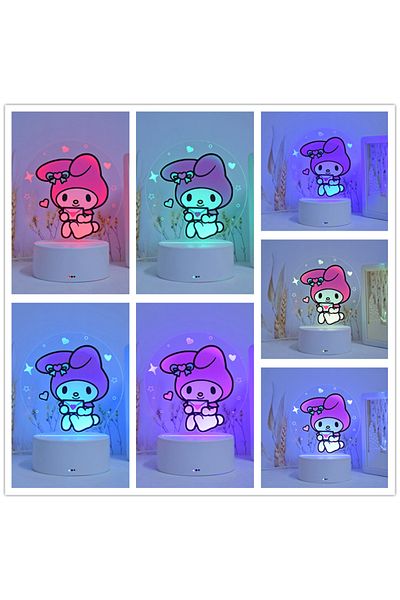 ILUMISHOP LED Night Light, My Melody, 16 Colors, with Remote Control, Ambient Light