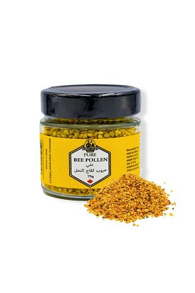Dutchman's Gold Premium Canadian Pure Bee Pollen 75g – 100% Natural, Antioxidant Rich for Healthy Diet