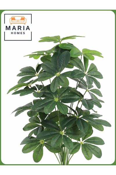 MARIA HOMES Artificial Jasmine Leaf Plant 105 cm – Decorative Indoor Plant with White Pot