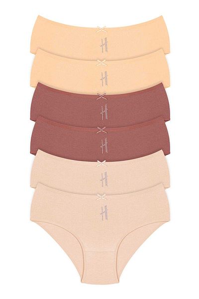 Humaone Women's Stone Panties 6 Pack