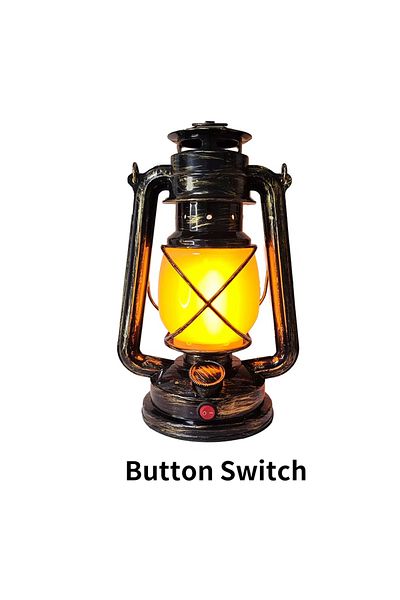Choice Bronze Rechargeable Retro LED Table Lamp 3 Lighting Mode Vintage Desktop Atmosphere Light Portable L
