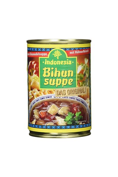 ındonesia Soup with noodles, vegetables, mushrooms and chicken 390 ml