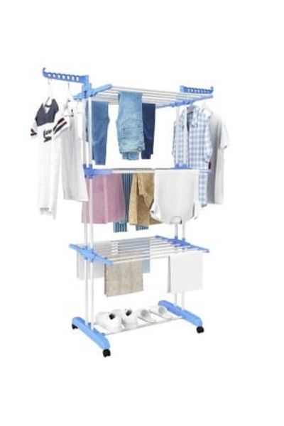 ZanaCasei Uscător vertical, mobil și pliabil pentru rufe, cu suport umerașe
