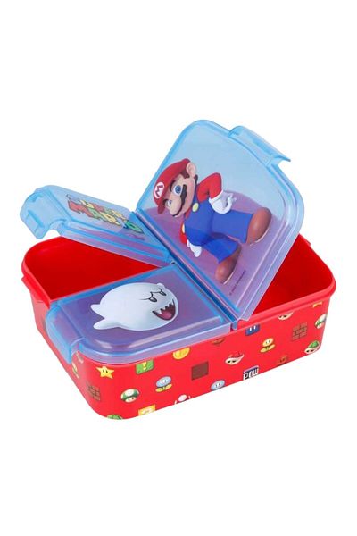 Disney Cutie sandwich, multi-compartment, multicolor, BPA-free, Super Mario