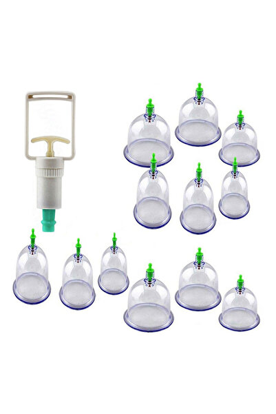 Skygo 12 Li Hacamat Masaj Kupa Seti