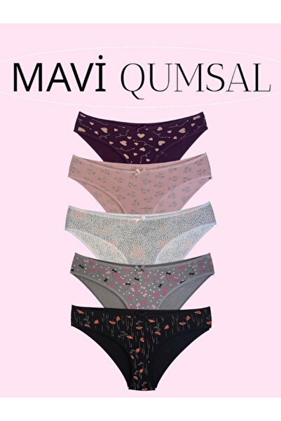 MAVİ QUMSAL Σετ μπικίνι με σχέδια 5 τεμαχίων