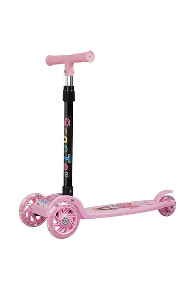 rexa 3-Wheel Foldable Scooter for Kids – Adjustable Handlebar, Lightweight & Portable Design