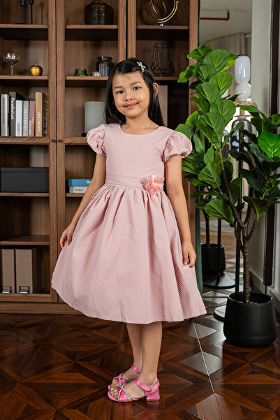 ddaniela فستان لولا الكلاسيكي الوردي للحفلات من دانييلا