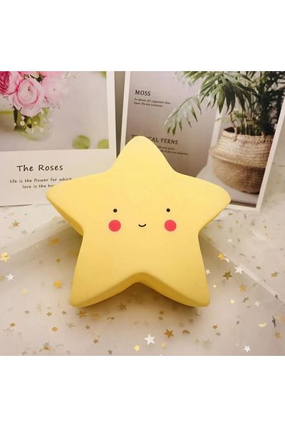 Choice Yellow Mini LED Night Light Cartoon Fantasy Star Moon Interior Lighting Bedside Light Baby Room Deco