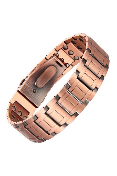 XTERRA THERAPEUTIC MAGNETIC BRACELET MADE OF 99.99% PURE COPPER WITH NEODYMIUM AND GERMANIUM MAGNETS