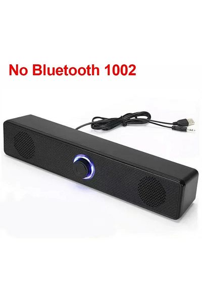 Choice Speaker NO Bluetooth 1002 XIKCU PC Soundbar Wired and Wireless Bluetooth Speaker USB Powered Soundba
