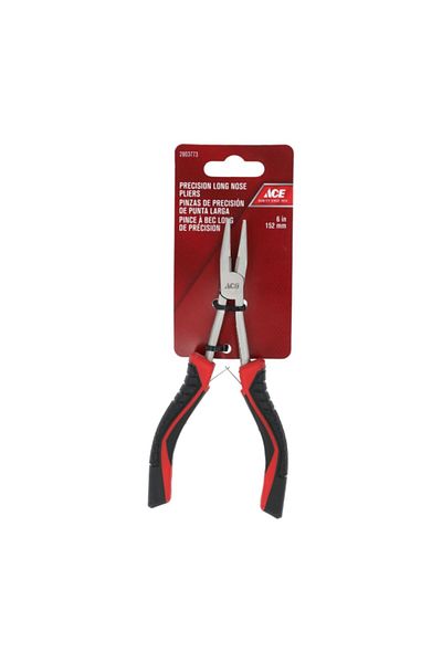 ACE Precision Long Nose Plier with TPR Handle 6 Inch