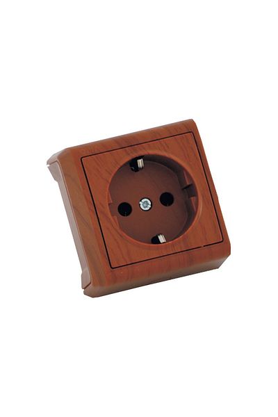 Viko by Panasonic Schuko Socket Vera Mahogany Viko