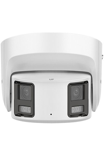 Hikvision ColorVu - Cameră IP 4K, Vizualizare panoramică 180gr., Lățime de bandă 30m, Audio - DS-2CD2387G2P-LSU-SL-4mm