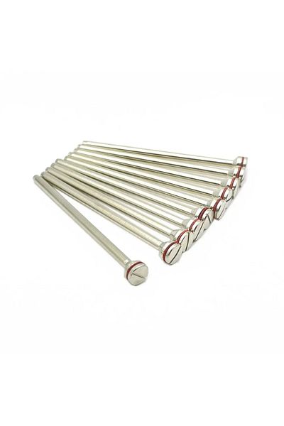 Choice Type B 10Pcs Dental Holding Needle Polished Shaft Polishing Shank Mandrel Burs Rotary Tool For Polis