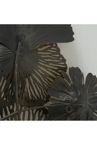 LUXXO Decoratiune de perete, metalica, Ellen, 132x62cm, Auriu