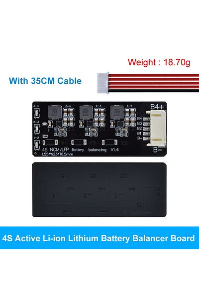 Choice 4S BMS 3S 4S Active Balancer Board 1.2A Lifepo4 Lipo Li-ion Lithium Battery Energy Transfer Equalize