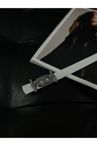 FioriModa Thin Belt with Gold Buckle, Trouser Belt, Shirt Belt, Jacket Belt