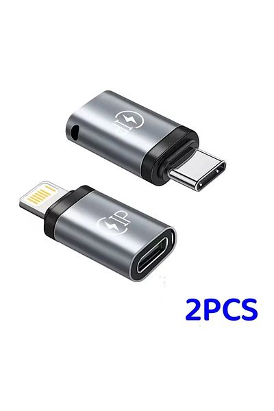 Choice محول كابل USB مختلط من قطعتين من Lightning إلى USB C بقدرة 20 وات من iOS إلى Type-C لأجهزة iPhone 15