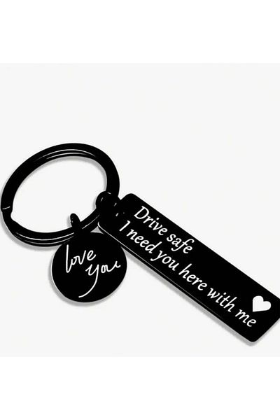 saratremo Drive Safe Keychain - Ideal Gift for Car Drivers