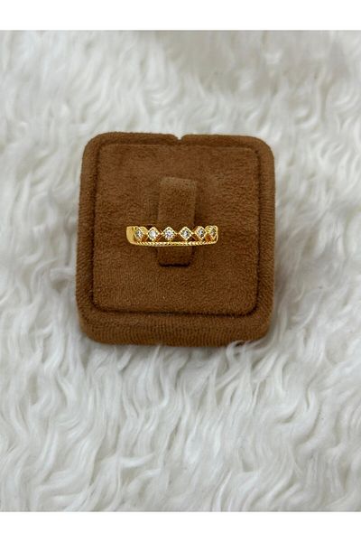 BY YASİN TOPÇU Crown Pearl Adjustable Steel Ring