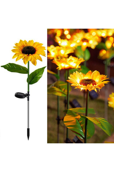 Choice مصباح LED Lawn-006-1head محاكاة فراشة عباد الشمس في الهواء الطلق يعمل ...