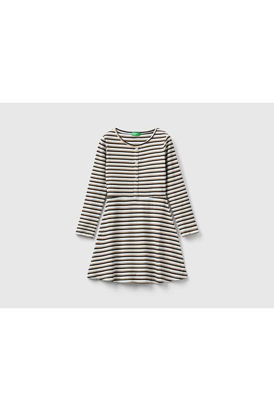United Colors of Benetton Striped Girls' Shirt Dress