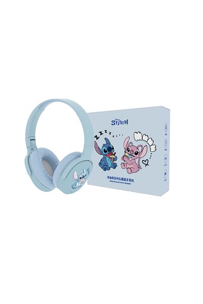 Disney Stitch P2961 Stitch Bluetooth Headphones Hifi Stereo Over-ear Headset Gamer Sports Wireless E