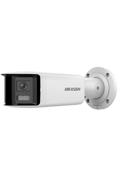 Hikvision ColorVu - Cameră IP 4MP, lentilă 2.8mm, vedere panoramică 180gr, distanță de 40m, audio -DS-2CD2T47G2P-LSU-SL-2.8mm