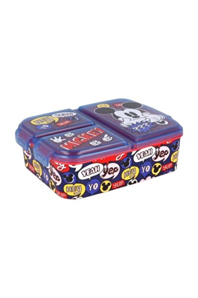 Mickey Mouse Cutie sandwich, multicompartimente, multicolor, fara BPA, Mickey Mouse