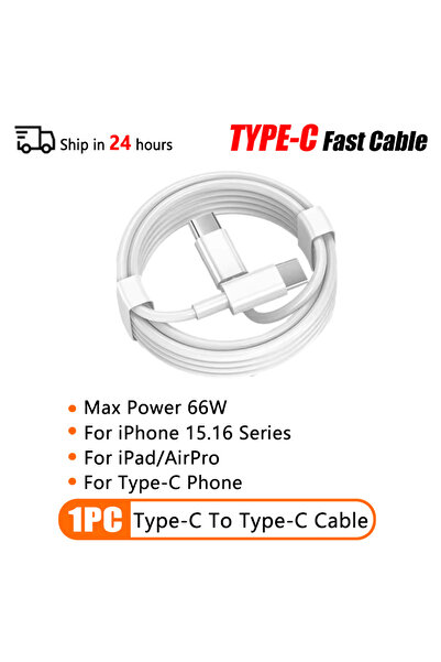 Choice كابل 1 متر TypeC-66W-1PC كابل USB 66W Type C PD 30W لأجهزة iPhone 16 1...