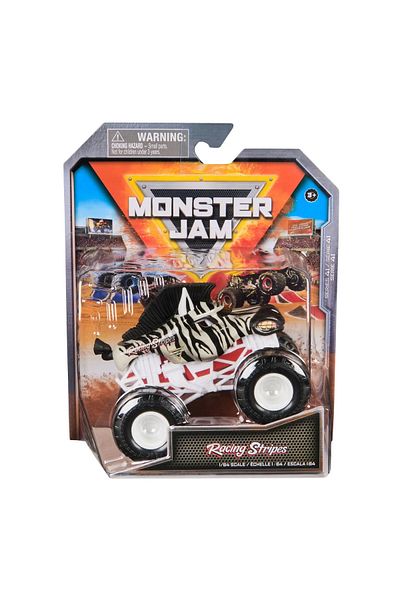 Monster Jam METAL CAR RACING STRIPES SCALE 1 TO 64