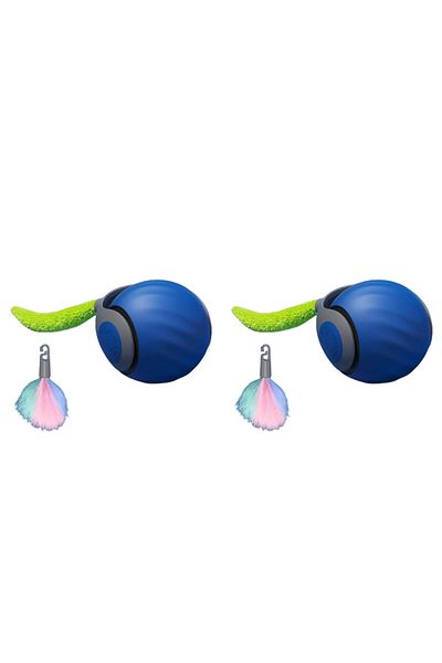 Shunmaii 2PCS Speedy Tail 2.0 Cat Toys,2025 New Generation Smart Interactive Cat Toy Ball,Two Speed Adjustmen