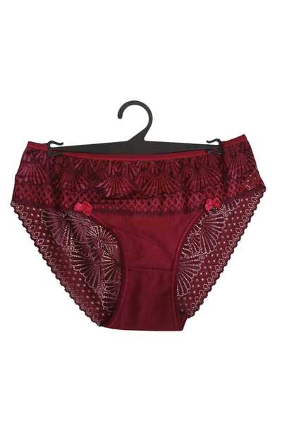 PATRON Stretchy Panties with Lace and Ribbon Detail