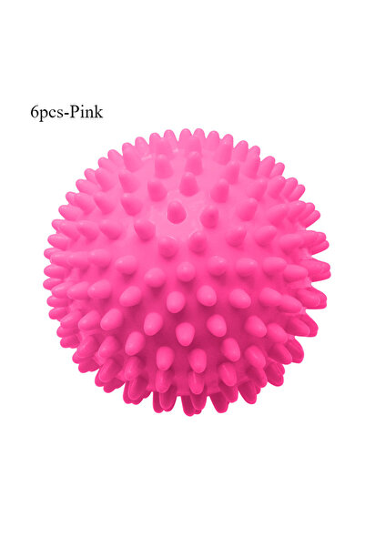 Choice4 6 قطع - كرات غسيل وردية اللون مضادة للالتفاف، دائرية بيضاء نقية، سحري...