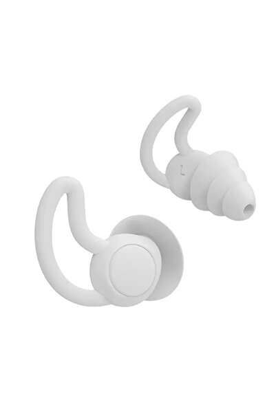 Choice سدادات أذن بيضاء من هواك بثلاث طبقات لحماية السمع وإلغاء الضوضاء أثناء...