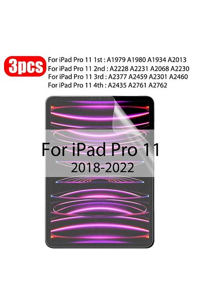 Choice For pro 11 2018-2022 FASO 3Pcs Paper Feel Like Screen Protector For ipad Air 11 Pro 13 2024 10th 9th