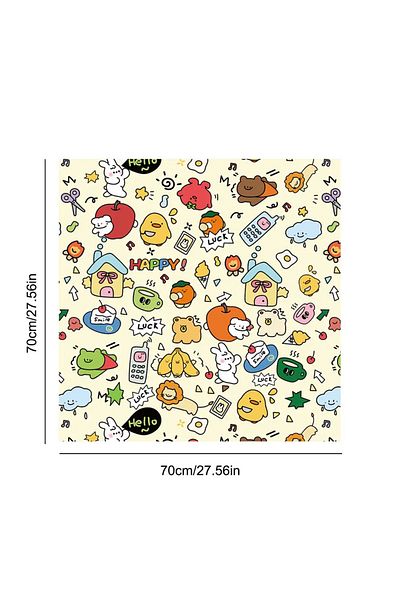 Choice XXL 70x70cm Cat Grooming Wrap Self-Adherent Cat Restraint Wrap Anti-Scratch Cat Swaddle Burrito Wrap