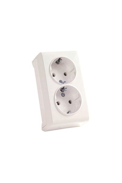 Viko by Panasonic Double Schuko Socket Vera Viko White